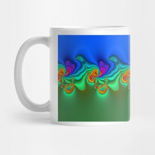 Psychedelic Wave Design Mug